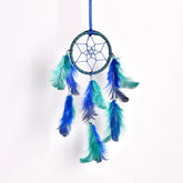 Handmade premium metal dreamcatcher wall art, traditional Indian design for good luck and peaceful dreams